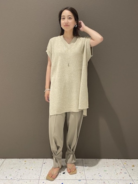 ADAM ET ROPE' STAFFさん（レディース・152cm）の夏コーディネート