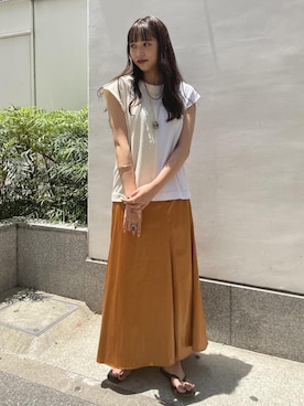 ADAM ET ROPE' STAFFさん（レディース・161cm）の夏コーディネート