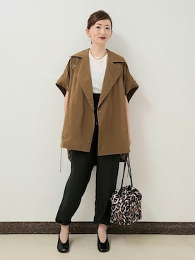 ADAM ET ROPE' STAFFさん（レディース・159cm）の夏コーディネート