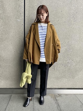 2WAYミリタリーショートトレンチ DOUBLET 20SS marionetteトレンチ