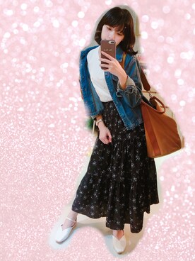 「MIXXO（ミッソ）のアイテム」を使った、cha buさん（レディース・157cm）の春コーディネート