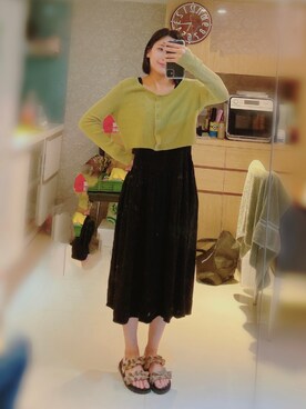 「XXX（マミロ）のアイテム」を使った、cha buさん（レディース・157cm）の秋コーディネート