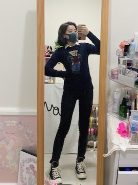 cha buさん（レディース・157cm）の冬コーディネート