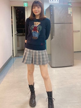 cha buさん（レディース・157cm）の春コーディネート