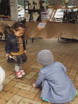 kumakumaさん（キッズ・80cm）の冬コーディネート