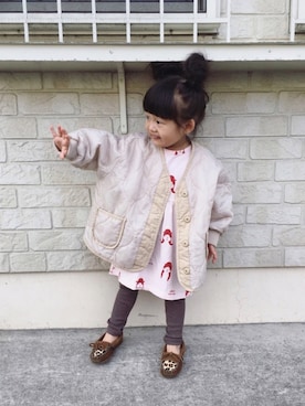「オシャレパッソ」｜kumakumaさん（キッズ・90cm）の秋コーディネート