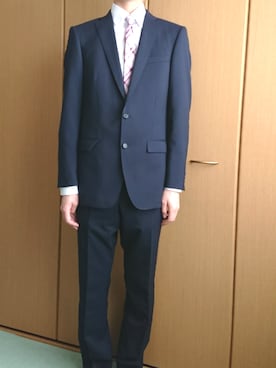 「アイテム（フォーマルスーツ/小物）」を使った、misaki♂さん（メンズ・182cm・10代）の冬コーディネート