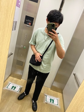 「ラブアンドピース2020」｜「アイテム（スラックス）」を使った、Kさん（メンズ・169cm）の秋コーディネート