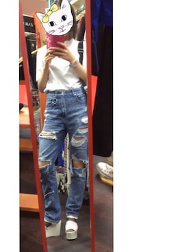 Hanna さん（レディース・158cm）の春コーディネート