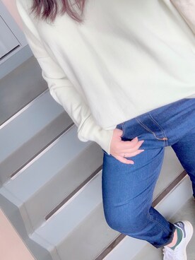 「SEVENDAYS=SUNDAY（セブンデイズサンデイ）のアイテム（スウェット）」を使った、shuuun27さん（レディース・155cm）の秋コーディネート
