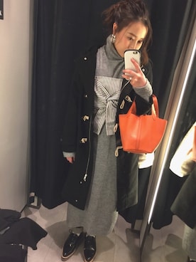 「リエディ」｜「アイテム（その他シューズ）」を使った、Risaさん（レディース・158cm）の冬コーディネート