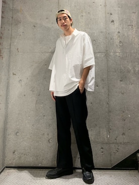 「Oriens JOURNAL STANDARD（オリエンス ジャーナルスタンダード）のアイテム（シューズ）」を使った、Genkiさん（メンズ・176cm）の秋コーディネート