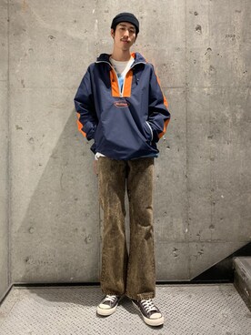 「Oriens JOURNAL STANDARD（オリエンス ジャーナルスタンダード）のアイテム（ジャケット/アウター）」を使った、Genkiさん（メンズ・176cm）の秋コーディネート