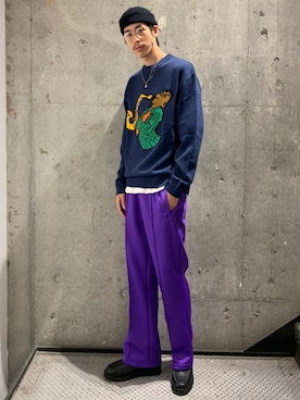 「Oriens JOURNAL STANDARD（オリエンス ジャーナルスタンダード）のアイテム（シューズ）」を使った、Genkiさん（メンズ・176cm）の秋コーディネート