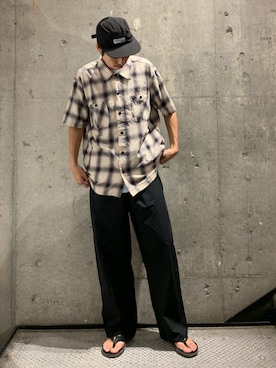 「Oriens JOURNAL STANDARD（オリエンス ジャーナルスタンダード）のアイテム（帽子）」を使った、Genkiさん（メンズ・176cm）の秋コーディネート