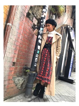 「KAORU（カオル）のアイテム」を使った、Ayumi Sasakiさん（レディース・156cm）の春コーディネート