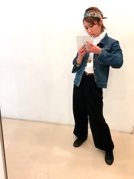 「KAORU（カオル）のアイテム」を使った、Ayumi Sasakiさん（レディース・156cm）の春コーディネート