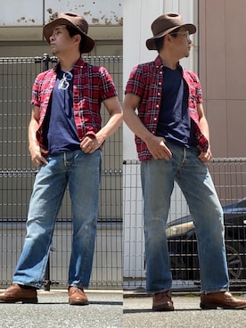 「リーバイスヴィンテージ」｜TOSHIさん（メンズ・166cm）の春コーディネート