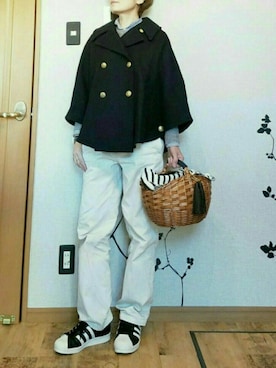 N.さん（レディース・154cm）の冬コーディネート