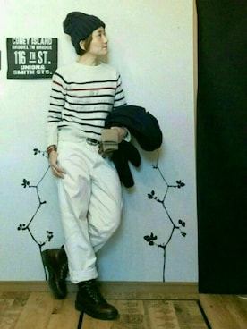 N.さん（レディース・154cm）の冬コーディネート