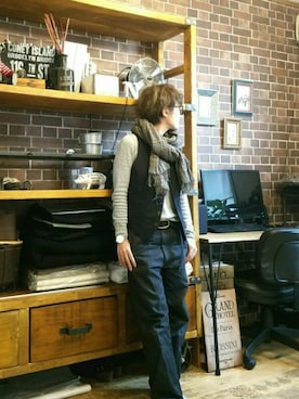 N.さん(レディース・154cm)の冬コーディネート