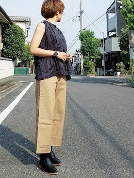 N.さん（レディース・154cm）の夏コーディネート