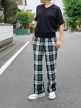 N.さん(レディース・154cm)の夏コーディネート