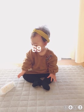 hana‧✧̣̥̇‧さん（キッズ・60cm）の冬コーディネート