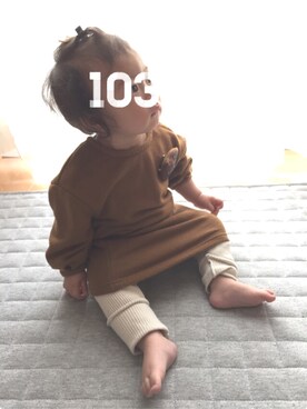 hana‧✧̣̥̇‧さん（キッズ・70cm）の春コーディネート