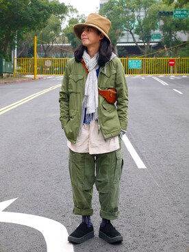 「ZALORA（-）のアイテム（その他）」を使った、唯家 Vegaさん（メンズ・177cm）の冬コーディネート