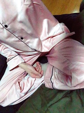 「GU（ジーユー）のアイテム（その他、ピンク系）」を使った、ゆうかさん（レディース・157cm）の冬コーディネート