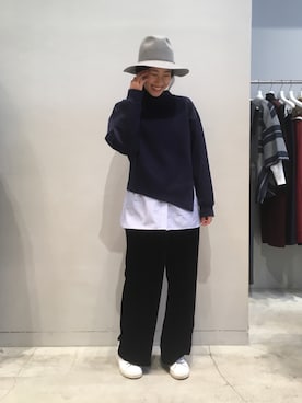 「ENROUTE_TOKYO」｜M.Kimさん（レディース・163cm）の冬コーディネート