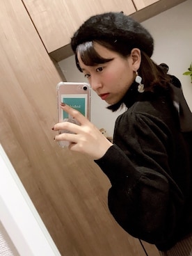 「archives（アルシーヴ）のアイテム（帽子）」を使った、FUJI🍓さん（レディース・150cm）の秋コーディネート