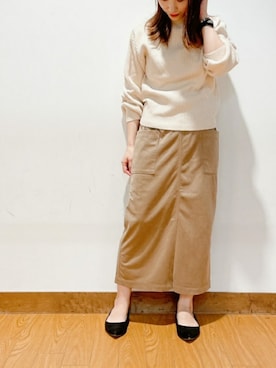 「UNIQLO（ユニクロ）のアイテム（その他シューズ）」を使った、𝐒𝐀𝐊𝐢𝐢.さん（レディース・158cm）の秋コーディネート