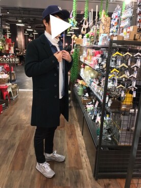 「彼氏さんとでーと。」｜たなさん（レディース・160cm）の冬コーディネート