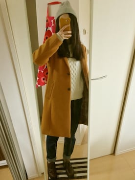 「のんびり」｜たなさん（レディース・160cm）の冬コーディネート