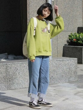 張喬さん（レディース・148cm）の秋コーディネート