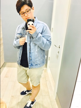 「GAP（ギャップ）のアイテム（フォーマルスーツ/小物）」を使った、suさん（レディース・168cm）の夏コーディネート