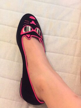 「Charlotte Olympia（シャーロットオリンピア）のアイテム（その他シューズ）」を使った、小鹿lunaさん（レディース・168cm）の夏コーディネート