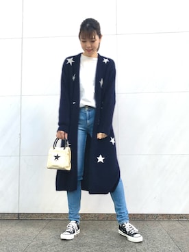 「ラクーンニット」｜tomokaさん（レディース・165cm）の冬コーディネート
