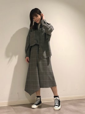 「CONVERSE TOKYO（コンバーストウキョウ）のアイテム」を使った、tomokaさん（レディース・165cm）の冬コーディネート
