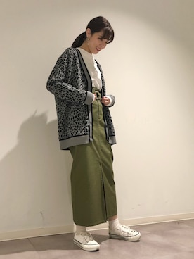 「CONVERSE TOKYO（コンバーストウキョウ）のアイテム」を使った、tomokaさん（レディース・165cm）の冬コーディネート