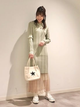 tomokaさん（レディース・165cm）の冬コーディネート