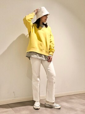 「CONVERSE TOKYO（コンバーストウキョウ）のアイテム（帽子）」を使った、tomokaさん（レディース・165cm）の冬コーディネート