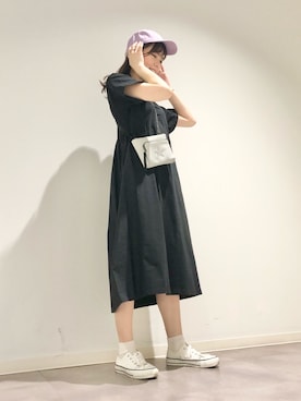 「CONVERSE TOKYO（コンバーストウキョウ）のアイテム（帽子）」を使った、tomokaさん（レディース・165cm）の春コーディネート