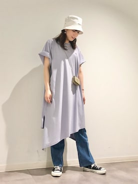 「CONVERSE TOKYO（コンバーストウキョウ）のアイテム（財布/小物）」を使った、tomokaさん（レディース・165cm）の春コーディネート