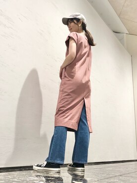 「CONVERSE TOKYO（コンバーストウキョウ）のアイテム（帽子）」を使った、tomokaさん（レディース・165cm）の春コーディネート