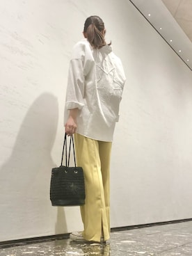 「CONVERSE TOKYO（コンバーストウキョウ）のアイテム」を使った、tomokaさん（レディース・165cm）の春コーディネート