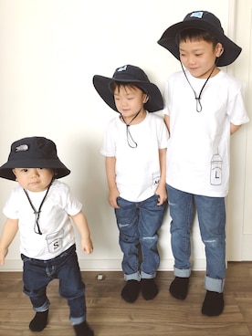 「3BOYS」｜yuuharuさん（キッズ・110cm）の春コーディネート