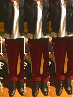 「YAECA（ヤエカ）のアイテム（ブルゾン）」を使った、the cheap xxさん（レディース・156cm）の冬コーディネート